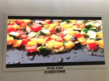 Piccola esposizione di LED del passo del pixel di alta definizione piccolo P1.25 di spaziatura per annunciare