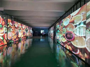 Bit trasparente di risoluzione 14 di definizione dell'esposizione di LED P15.6 alto facile muoversi