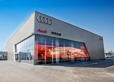 Pannello trasparente di alta luminosità LED, annunciante lo schermo trasparente 1R1G1B del LED