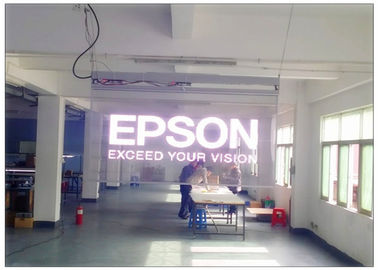 Maglia trasparente ultra sottile SMD 3512 dell'esposizione di LED P10 con la trasparenza di 80%