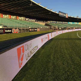 Passo all'aperto SPCC del pixel dell'esposizione di LED di perimetro dello stadio 6mm/materiale del Governo lega del magnesio