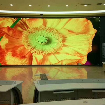 Luminosità LED del video della parete di HD P3 alta schermo dell'interno di pubblicità distanza di osservazione di 15m - di 3