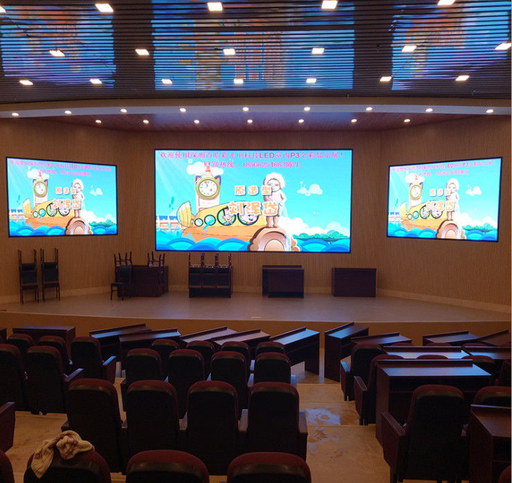 Angolo di visione dell'interno 150° del passo SMD 2020 del pixel della parete 3mm dell'installazione fissa LED video
