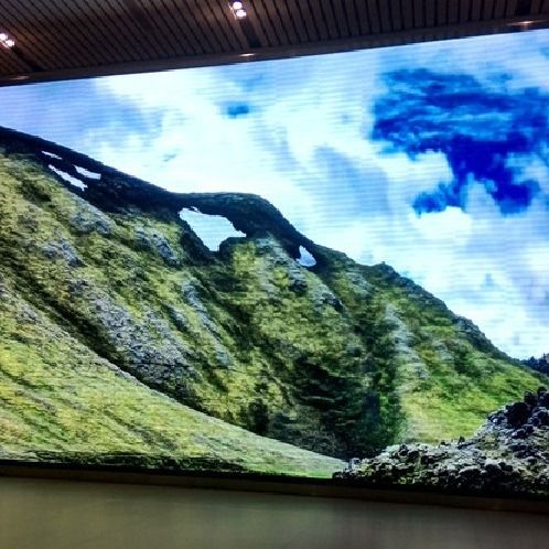 Esposizione di LED dell'interno di colore pieno del video P7.62 di media con la dimensione del modulo di 244*244mm